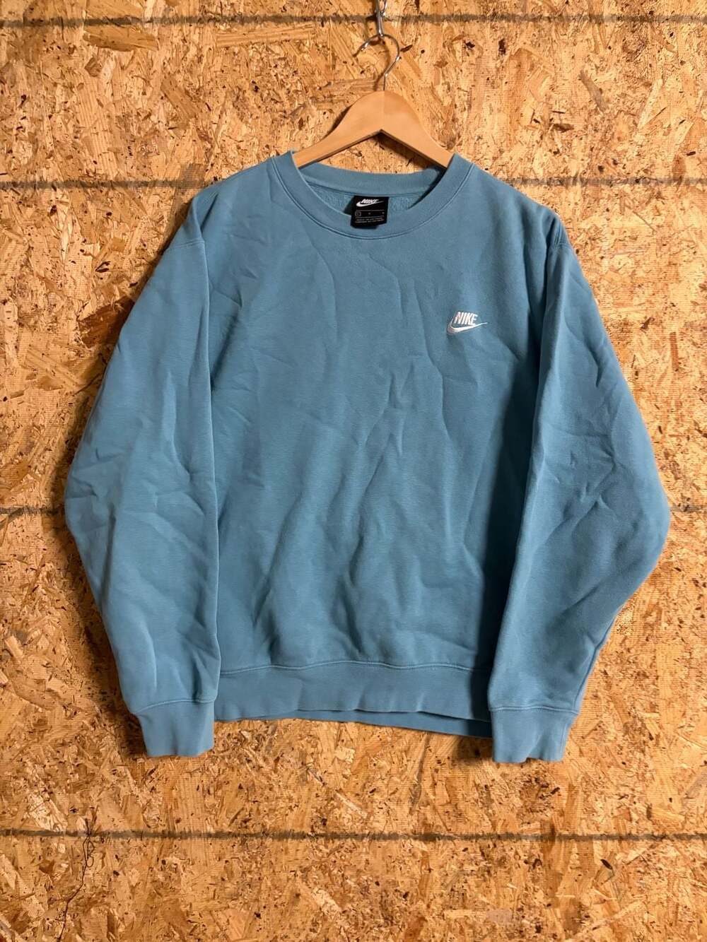Nike Sportswear Club Fleece Crewneck Sweatshirt Light Blue Size L